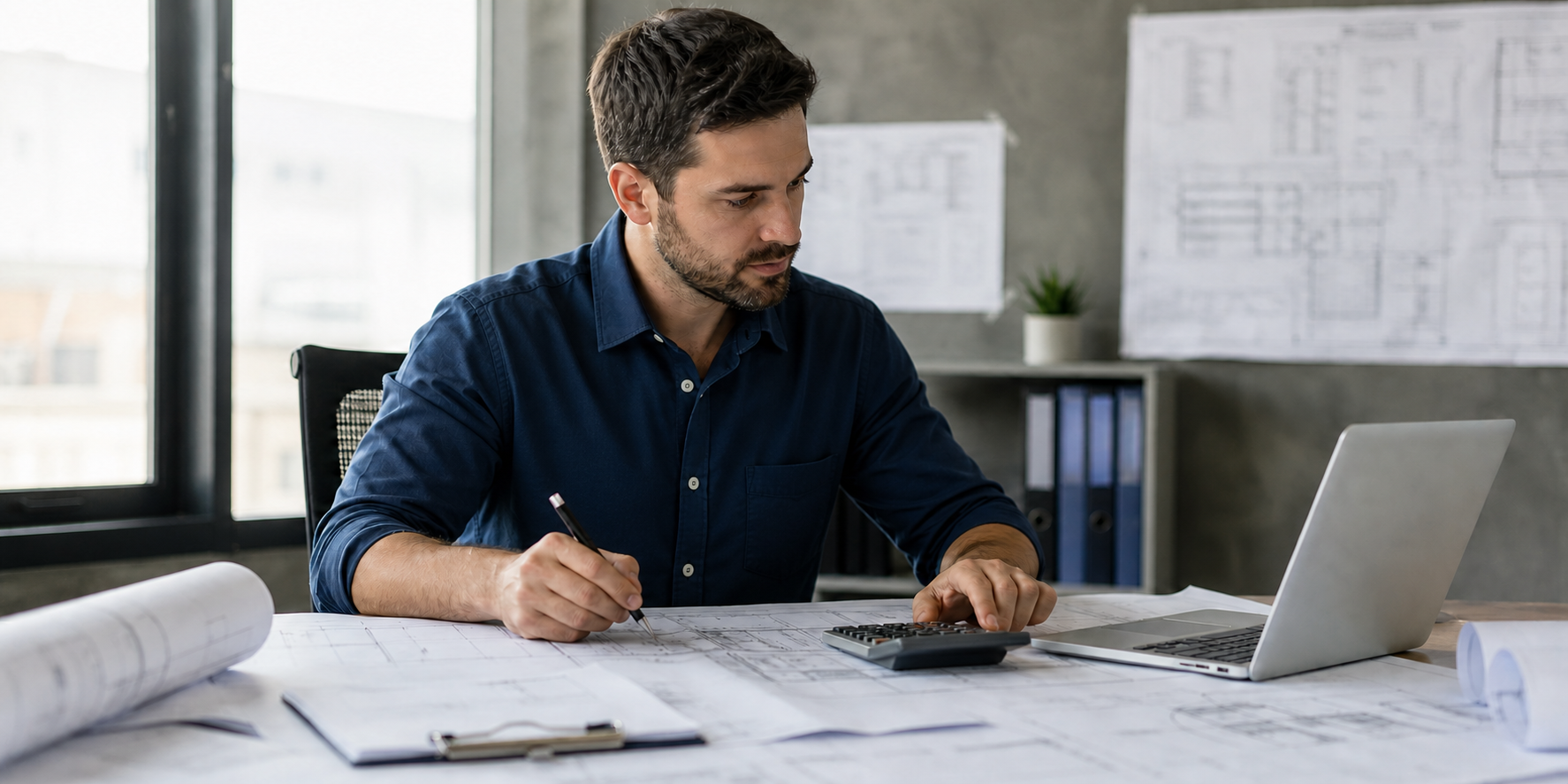 Construction Estimator with Architectural Plans and Documents-1