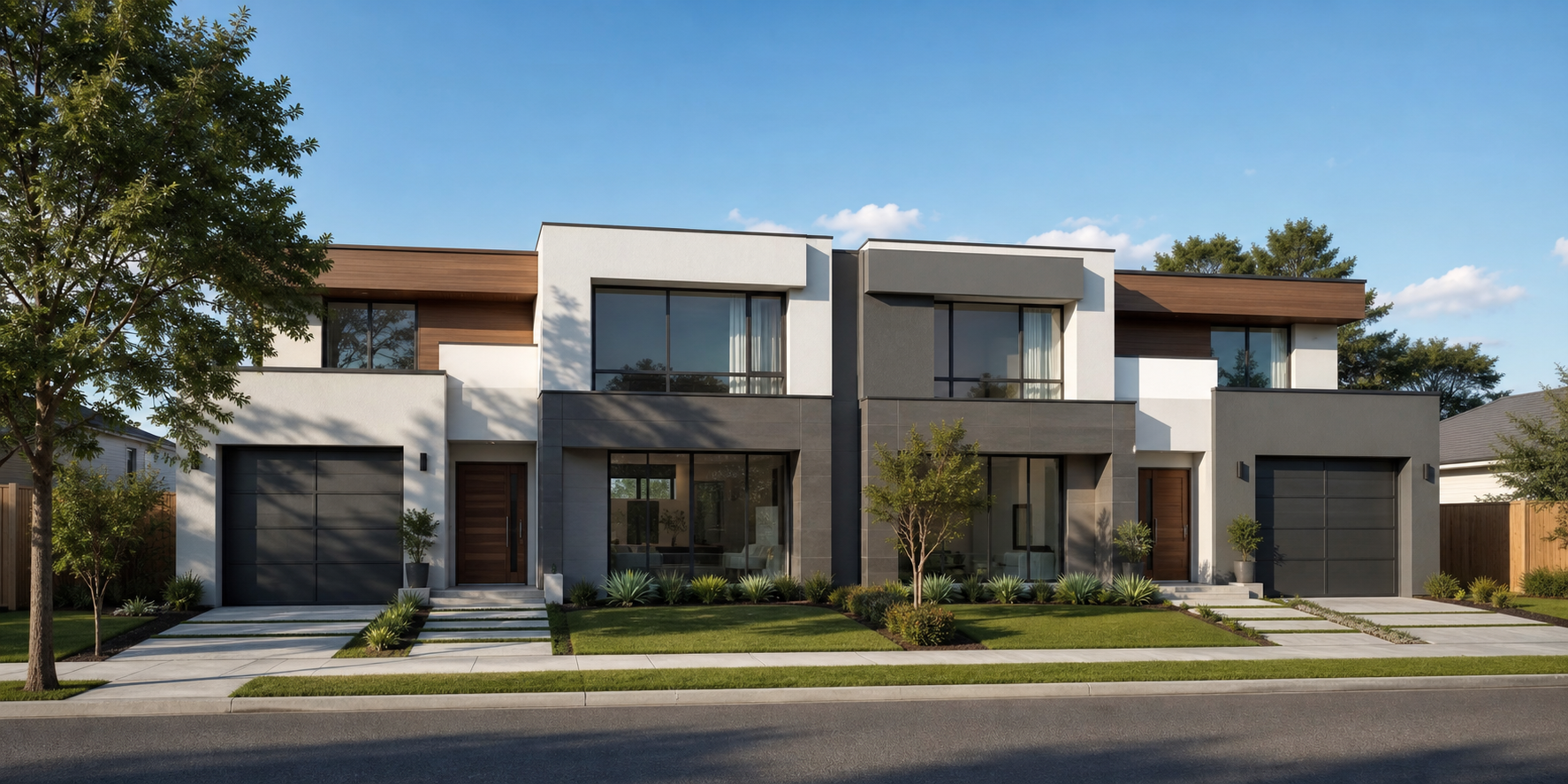 Modern Duplex House with Two Independent Units-1
