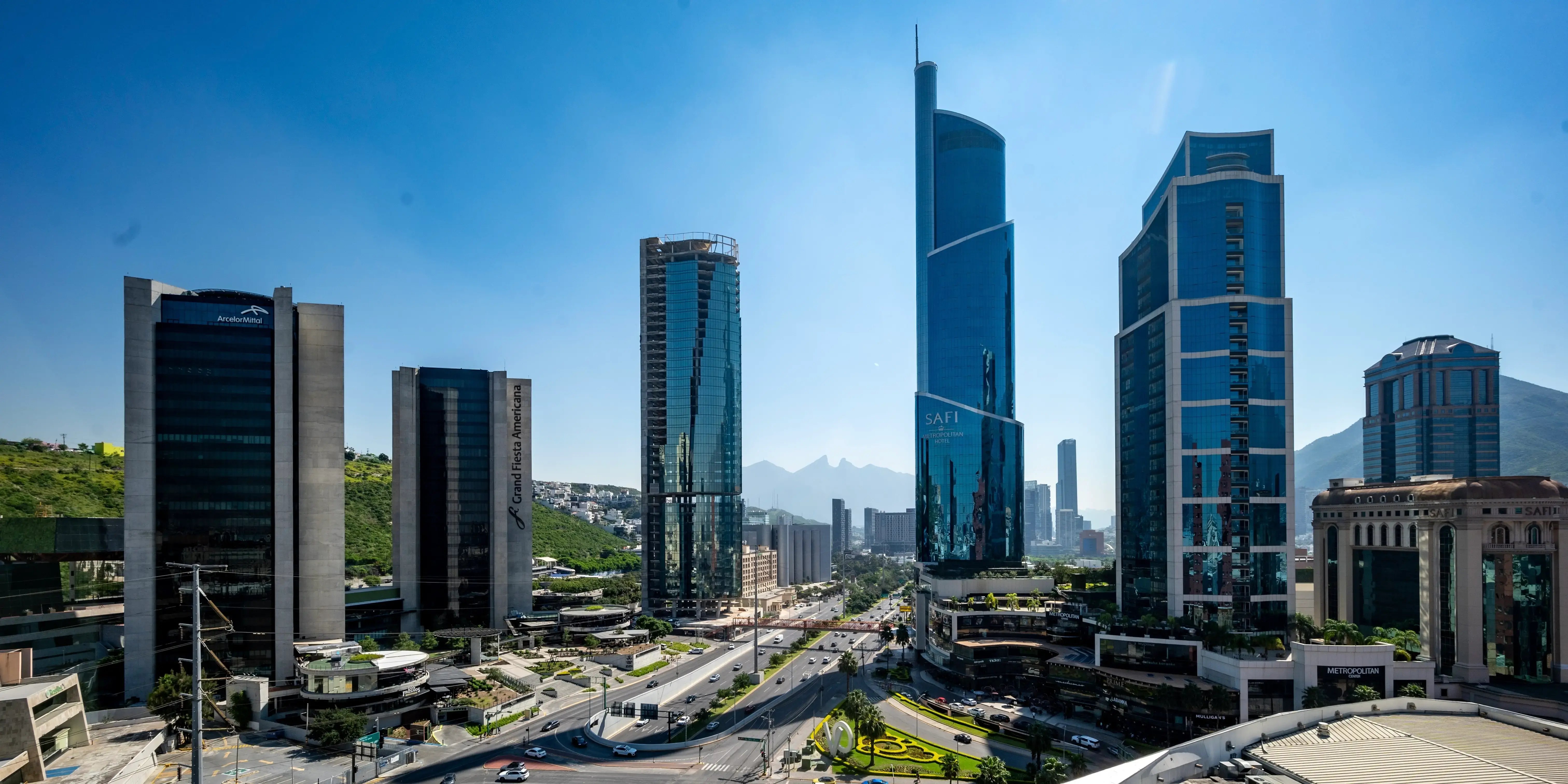 Vista aérea de San Pedro Garza García, Nuevo León, ciudad para vivir en México